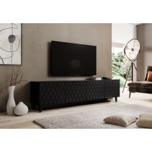 TV cabinet ASTI 200x42x52 black matt