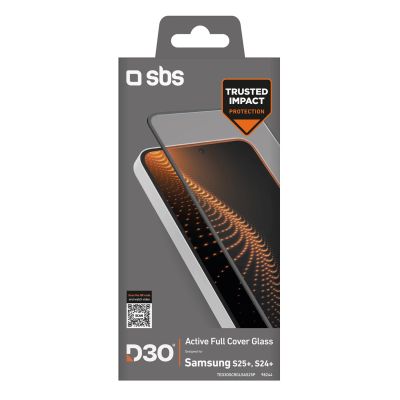 3. SBS Tempered Glass D3O with frame for Samsung Galaxy S25+ / S24+