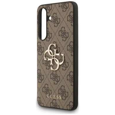 7. Guess Big 4G Classic Logo Case for Samsung Galaxy S25 FE - Brown