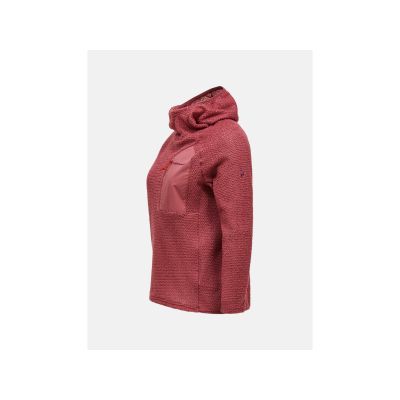 3. Women's PEAK PERFORMANCE W Freelight Polartec Alpha Hood red
