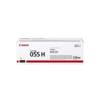 2. Canon 055H Toner Cartridge 1pc Original Yellow