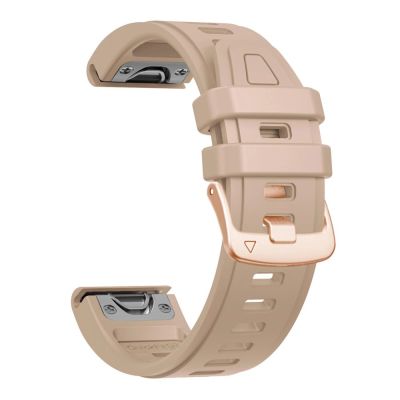 3. Tech-Protect Silicone Strap for Garmin Fenix 5S / 5S Plus / 6S / 6S Pro / 7S / 8 / 9 / 9 Pro (43 mm) – Beige