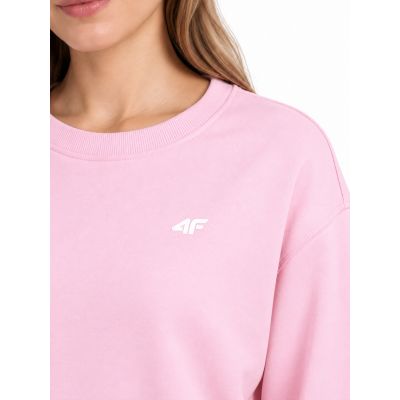 5. Women's round neck open-front sweatshirt 4F 4FWAW26TSWSF2672-56S
