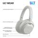 32. SONY WH-ULT900NW white headphones