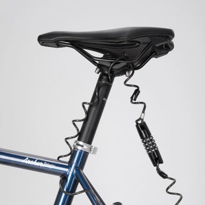 4. Wozinsky WBN-01R bicycle lock for a bicycle helmet, waterproof, 4-digit combination - black