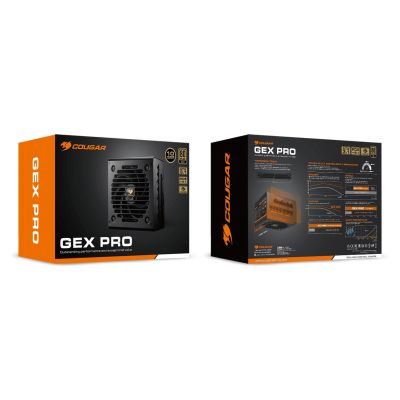 12. COUGAR GEX PRO 750W ATX3.1 / 80 Plus Gold / Modular Power Supply