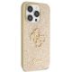 4. Guess GUHCP14LHG4SGD case for iPhone 14 Pro - gold Glitter Script Big 4G