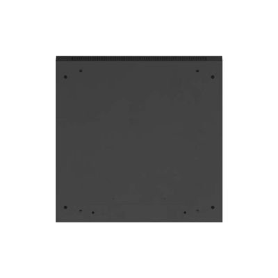 25. Lanberg 19" 9U 600x600 black wall-mounted rack cabinet with perforated doors (flat pack)
