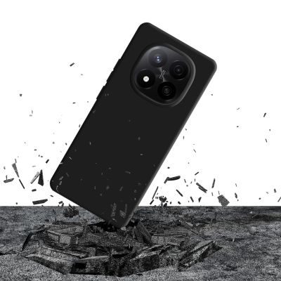 4. 3mk Silicone Case for Xiaomi Redmi Note 14 Pro+ - black