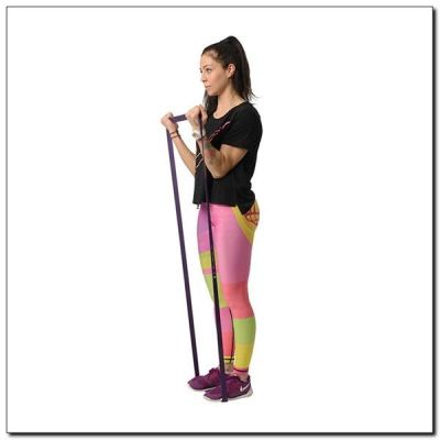 6. Exercise band HMS PURPLE GU05 32x4.5x2080 mm