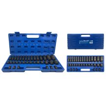 ADLER IMPACT SOCKETS KD 35 pcs. 1/2" 12-ANGLE. SHORT/LONG AD-35KD/12 PLASTIC SHAFT