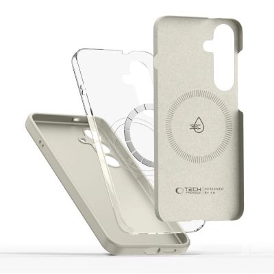 3. Tech-Protect Silicone MagSafe Case for Samsung Galaxy S26 - Beige