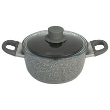 BALLARINI Murano pot with lid, granite, 24 cm, 75002-940-0