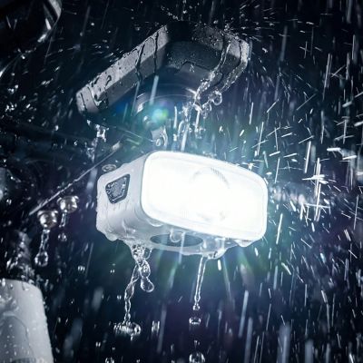 5. Rockbros QC1200 Front Bike Light 1200lm USB-C - White