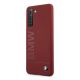 2. BMW Silicone Signature Logo Case for Samsung Galaxy S21+ - Red