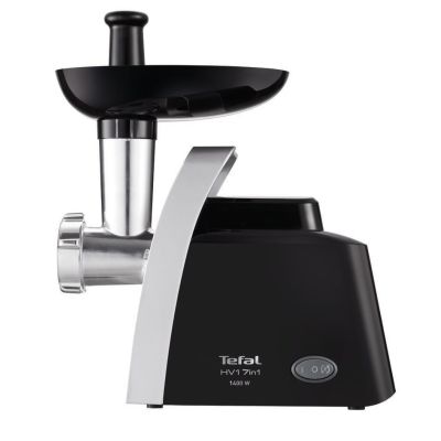 12. Tefal HV1 NE1098 Meat Grinder 1400W Black, Silver