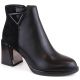 14. Insulated ankle boots with a decorative high heel D&amp;A S.Barski Premium Collection W OLI238 black