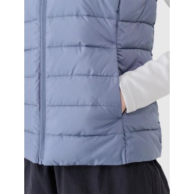 6. Women's down vest with synthetic filling 4F 4FWSS25TVJAF284-32S