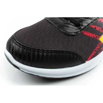 6. Leomil children's sports shoes Pokemon sneakers lightweight with velcro LED black