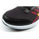 6. Leomil children's sports shoes Pokemon sneakers lightweight with velcro LED black