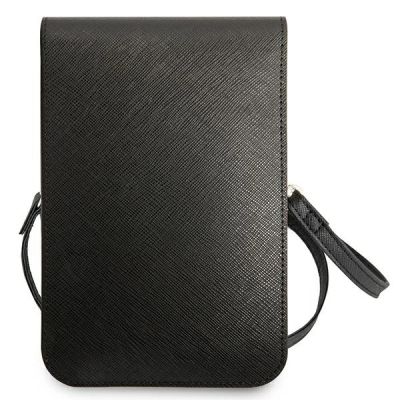 5. Guess Handbag GUWBSATMBK black / black Saffiano Triangle