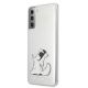 2. Karl Lagerfeld Choupette Fun Case for Samsung Galaxy S21+ - Transparent
