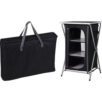 2. FOLDABLE TRAVEL WARDROBE WITH 3 SHELVES 60x53x97CM REDCLIFFS