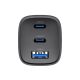 2. Havit UC20 EU Charger USB-C + USB-C + USB-A (Black)