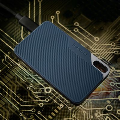 7. Intenso TX100 250GB External SSD, Blue