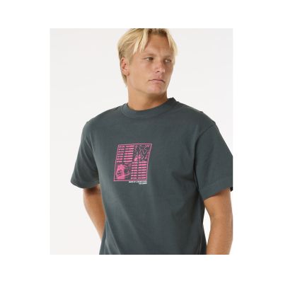 2. RIP CURL Raw Energy Zine Tee T-Shirt, turquoise
