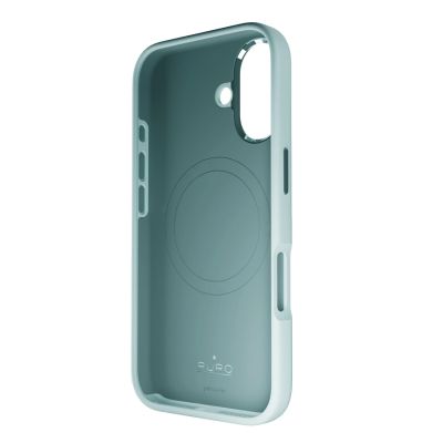 2. Puro Icon Mag Pro MagSafe Silicone Case for iPhone 16 - Green