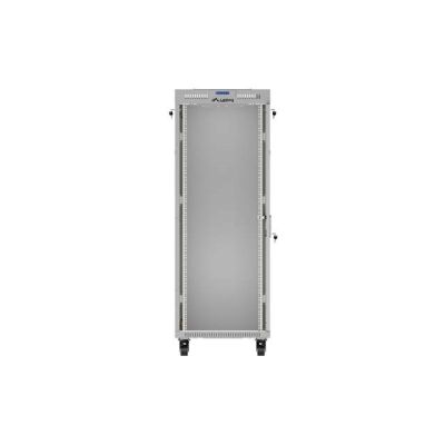12. LANBERG FLOOR RACK CABINET 19" 32U 600X800 GRAY GLASS DOOR LCD (FLAT PACK) V2