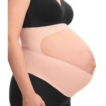 Momcozy Pregnancy Belly Band (M) | Maternity Belt | Nude, Comfortable and Supportive