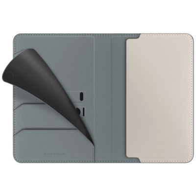 3. Uniq Belmont RFID Blocking Passport Case - Green/Ivory