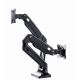 10. GEMBIRD ADJUSTABLE DESK ARM FOR 2 MONITORS 17"-35" UP TO 10KG