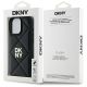 8. DKNY Quilted Stack Logo iPhone 16 Pro Case - Black