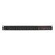 LogiLink PDU8P01 PDU power distribution unit 8 x network sockets 1U Black
