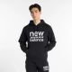7. New Balance Sport Graphic Fleece Hoodie BK M MT51941BK