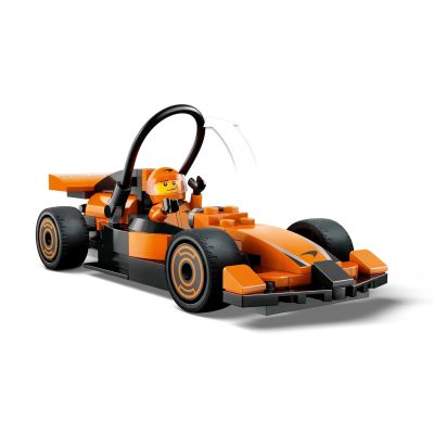 5. LEGO CITY 60442 F1 McLaren Driver and Racer