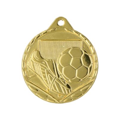 3. Gold steel medal - Football