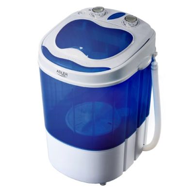 15. Adler AD 8051 travel washing machine (1000 rpm; 3 kg; 370 mm; blue)