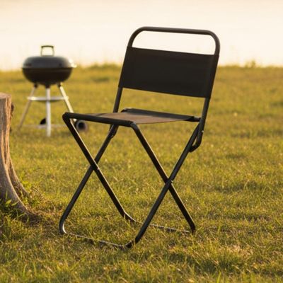 19. FOLDING CAMPING CHAIR 35X28X58CM BLACK ENERO CAMP