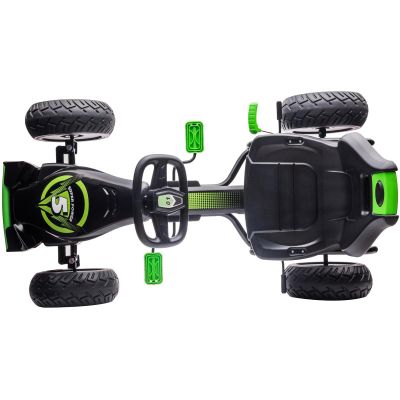 21. ENERO 18 PEDAL GO-KART BLACK AND GREEN