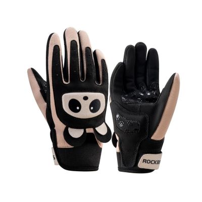 ROCKBROS children's sports gloves black-pink S