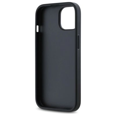 7. DKNY Quilted Stack Logo iPhone 14 Case - Black