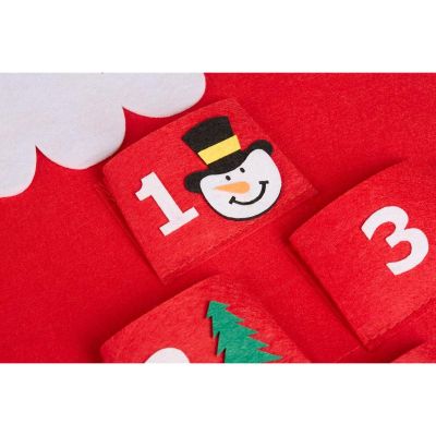6. ADVENT CALENDAR RED SANTA CLAUS