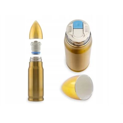 3. Thermos Bullet Brass cartridge 500 ml