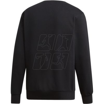 6. Adidas Essentials 3S Crew FL M DQ3084 sweatshirt