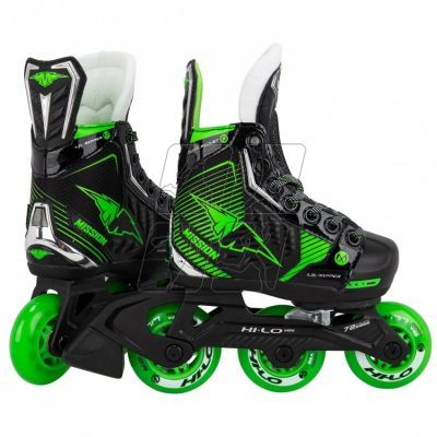 4. Mission RH Lil Ripper Jr 1058582-07 adjustable inline skates