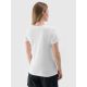 2. Women's slim T-shirt with print 4F 4FRSS24TTSHF2499-10S